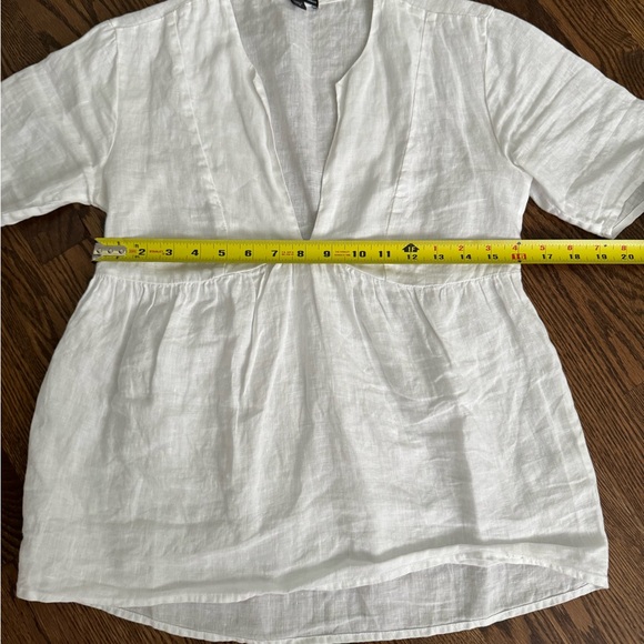 White linen shirt size small - Picture 5 of 5